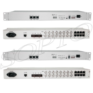 PDH 1+1 with E+E Fiber Optical Multiplexer