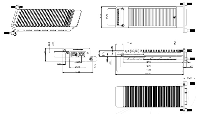 Functional Diagram of Typical XENPAK Style Transceiver
