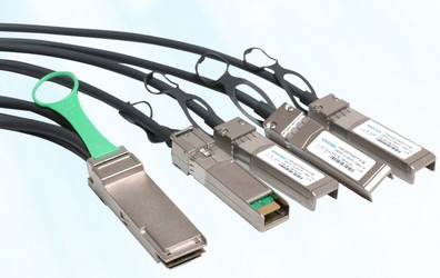 40G QSFP+ to 4X 10G SFP+ breakout Active Optical Cables