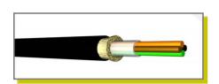 Direct Buried Drop Cables with Non-metal Protection