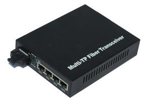 Multi-port UTP Media converter, 100Base-FX Port