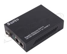 SFP fiber optic media converter, SFP transceivers, single fiber, dual fiber, Gigabit fiber optic media converters