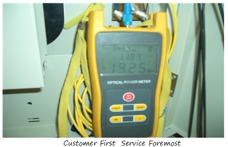 the interface within splitter distribution box