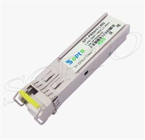 1.25G 1550/1490nm 80km WDM BIDI Fiber Optic Transceiver Module