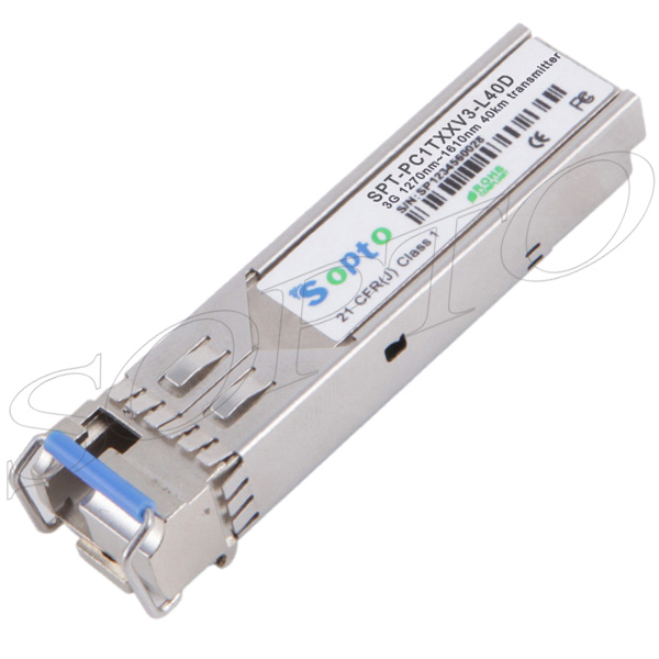 3G 1270~16110nm 40km CWDM Video SFP Fiber Optic Transceiver Module